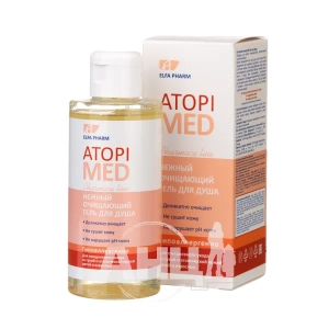 Ніжний очищуючий гель для душу Elfa Pharm Atopi Med 150 мл
