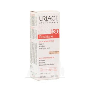 Солнцезащитный крем для лица Uriage Roseliane CC Cream SPF 30 против покраснений для всех типов кожи 40 мл