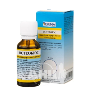 Остеобіос краплі для перорального застосування флакон-крапельниця 30 мл