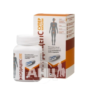 Кордіцепс супер капсули 400 мг №60