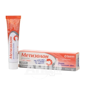 Метізолон крем для зовнішнього застосування 1 мг/г туба 15 г