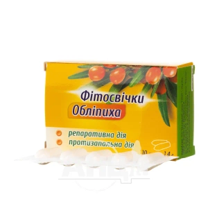 Фитосвечи с облепихой 1,4 г №10