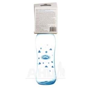 Бутылочка Lindo li 134 изогнутая с силиконовой соской 250 мл