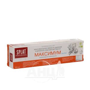 Зубная паста Splat Professional maximum 100 мл