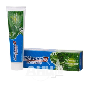 Зубна паста Blend-A-Med Complete з ополіскувачем свіжість трав м'ята та тим'ян 100 мл
