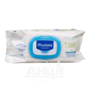 Салфетки влажные для тела Mustela №70