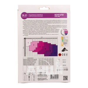 Компрессионные колготки Tiana 18-21мм 140 den черные размер 3