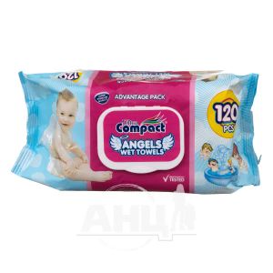 Детские влажные салфетки Ultra Compact ангелы №120