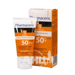 Крем для лица Pharmaceris S гидролипидный солнцезащитный для лица SPF 50+ 50 мл