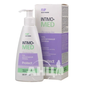Гель для інтимной гігієни Elfa Pharm Intimo+med protect 200 мл