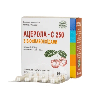 Ацерола - З 250 з біофлавоноїдами капсули №30
