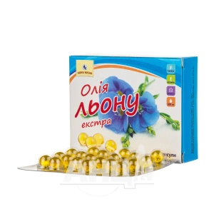 Олія льону екстра капсули 0,5 г №42