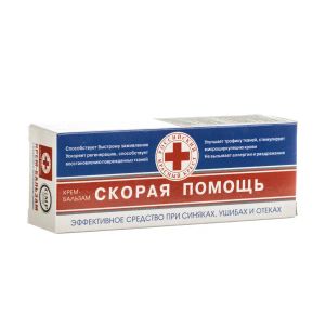 Крем-бальзам косметический от синяков и ушибов Скорая помощь 75 мл