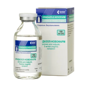 Орнидазол-Новофарм раствор для инфузий 5 мг/мл бутылка 100 мл №1
