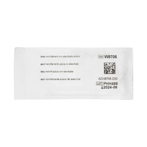 Prolene w8706 6/0 75 см 2 иглы 13мм кол 3/8 taperpoint №1