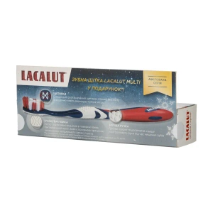 Зубная паста Lacalut white and repair 75 мл + зубная щетка (акция)