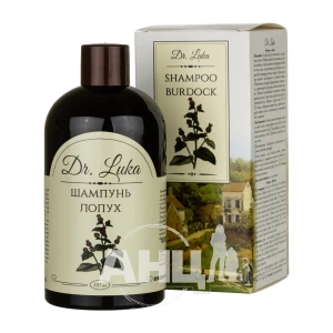 Шампунь косметичний Лопух Dr.Luka 330 мл