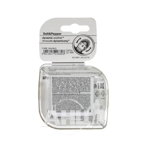 Пустушка силіконова Canpol Babies 22/880 динамічна 18+ міс lovi salt pepper №2