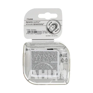 Пустышка силиконовая Canpol Babies 22/868 динамическая 6-18 мес lovi i love №2