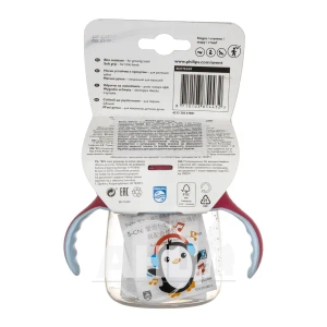 Чашка поїлка Philips Avent 753/07 з ручками рожева 260 мл