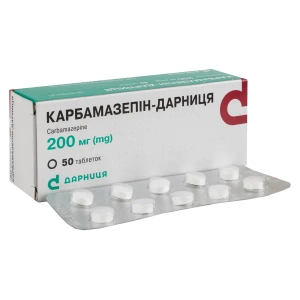 Карбамазепин-Дарница таблетки 200 мг №50