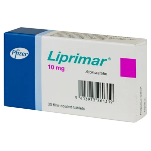 Липримар таблетки покрытые пленочной оболочкой 10 мг блистер №30