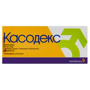 Касодекс таблетки вкриті плівковою оболонкою 50 мг №28
