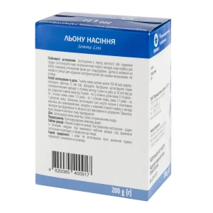 Льону насіння пачка з внутрішним пакетом 200 г