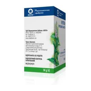 Мяты перечной листья пачка с внутренним пакетом 50 г