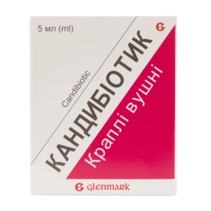 Кандибиотик капли ушные флакон 5 мл