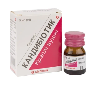 Кандибиотик капли ушные флакон 5 мл
