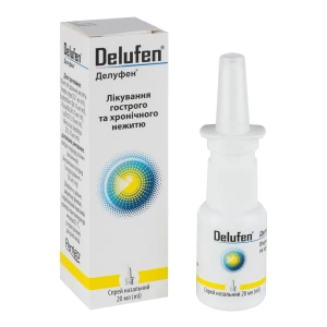 Делуфен спрей назальний флакон з розпилювачем 20 мл