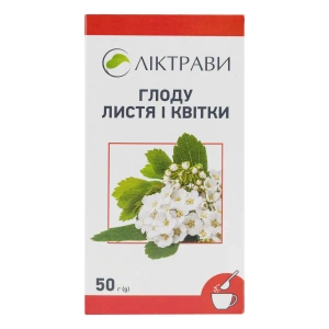 Глоду листя та квітки листя та квітки 50 г