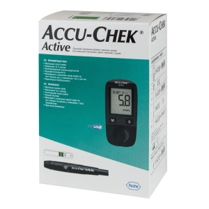 Глюкометр для определения уровня глюкозы в крови Акку-Чек Актив