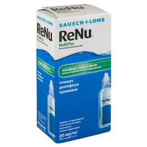 Раствор для линз ReNu multiplus 60 мл