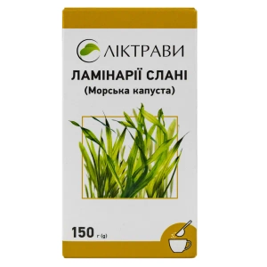 Ламінарії слані (морська капуста) слані пачка з внутрішним пакетом 150 г