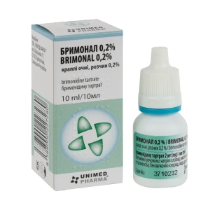 Бримонал 0,2% капли глазные раствор 0,2 % флакон-капельница 10 мл