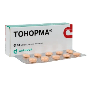 Тонорма таблетки вкриті оболонкою №30