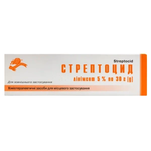 Стрептоцид линимент 5 % туба 30 г