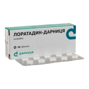 Лоратадин-Дарниця таблетки 10 мг №10
