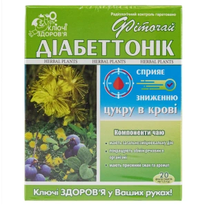 Фиточай Ключи Здоровья № 62 диабетоник в фильтр-пакетах 1,5 г №20
