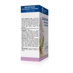 Валеріани кореневища з коренями 1,5 г фільтр-пакет №20
