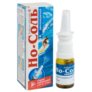 Но-соль увлажняющий спрей назальный 0,65 % флакон 10 мл