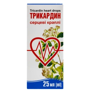 Трикардин сердечные капли флакон 25 мл