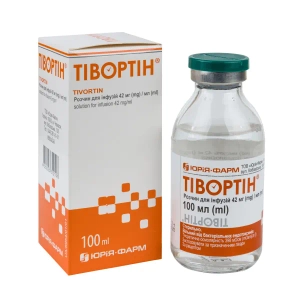 Тівортін розчин для інфузій 4,2% пляшка 100 мл №1