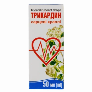 Трикардин сердечные капли флакон 50 мл