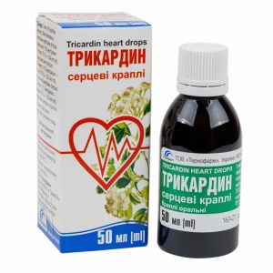 Трикардин сердечные капли флакон 50 мл