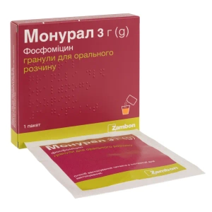 Монурал гранулы для орального раствора 3 г пакет №1