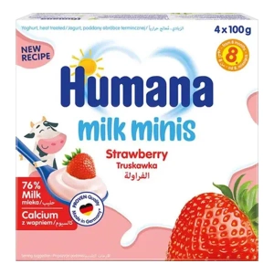 Йогурт-десерт Humana полуничний 100 г №4