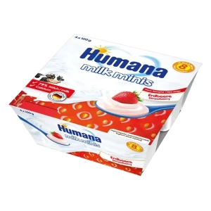 Йогурт-десерт Humana полуничний 100 г №4